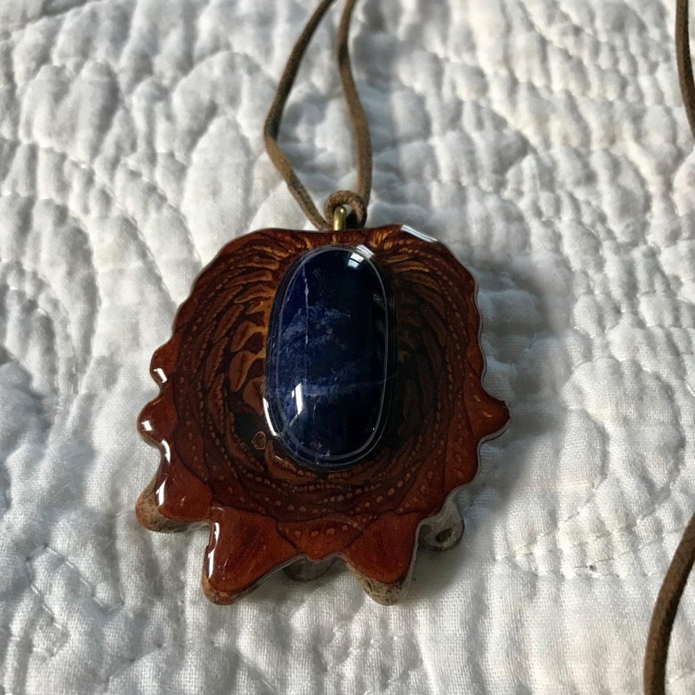 Third Eye Pinecone - Sodalite Pendant